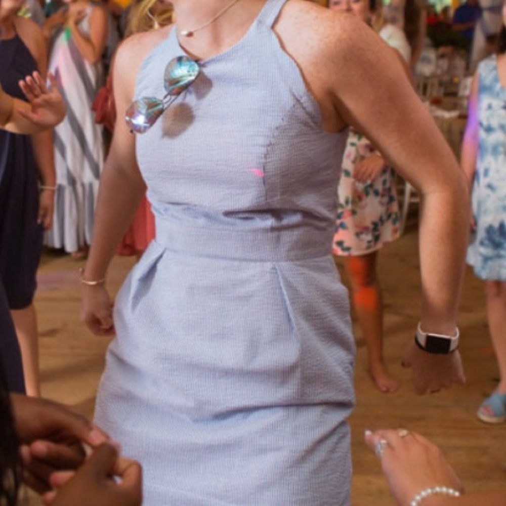 seersucker dress